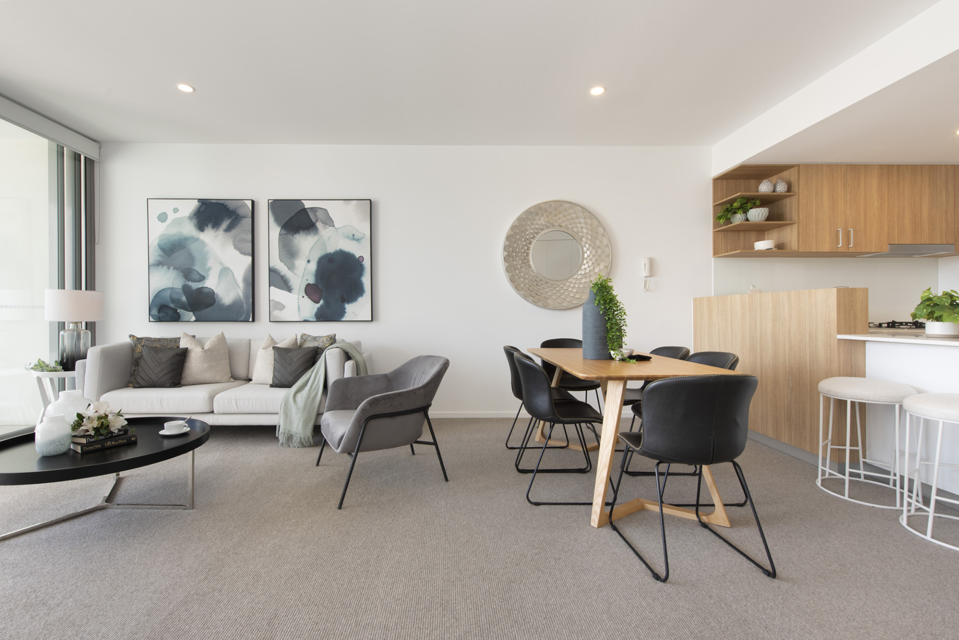 Unit 506 Lincoln on the Park - Living and Dining