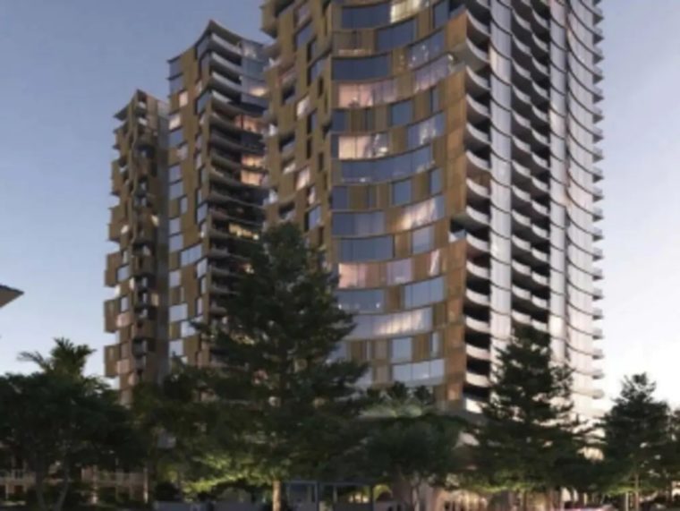 What the new twin towers will look like at Burleigh on the Gold Coast