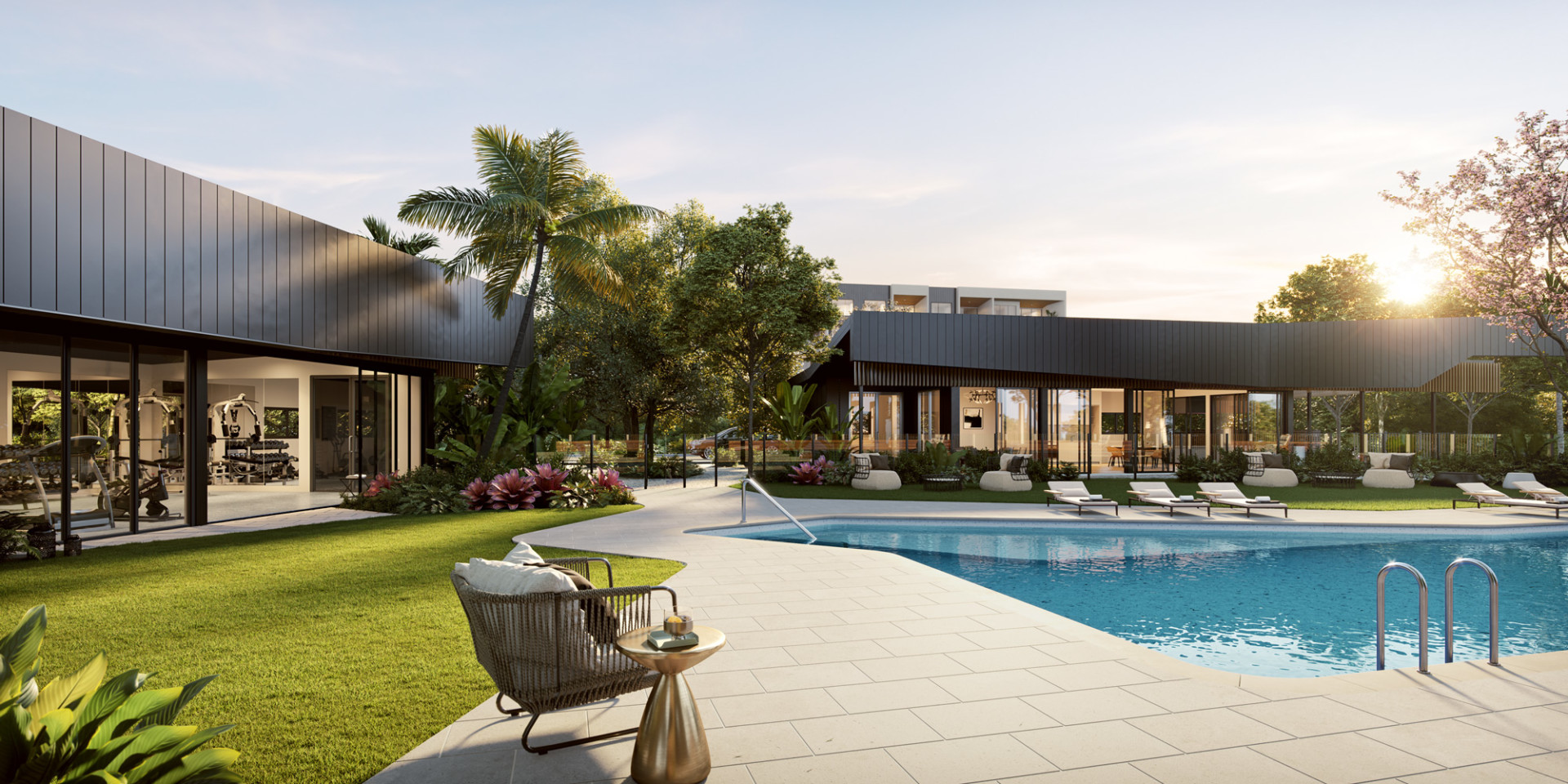Summerlin Green - Gym & Pool Area