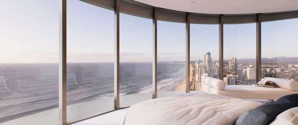 Beautiful view of Luxury Penthouse Apartment With Oceanfront Art
