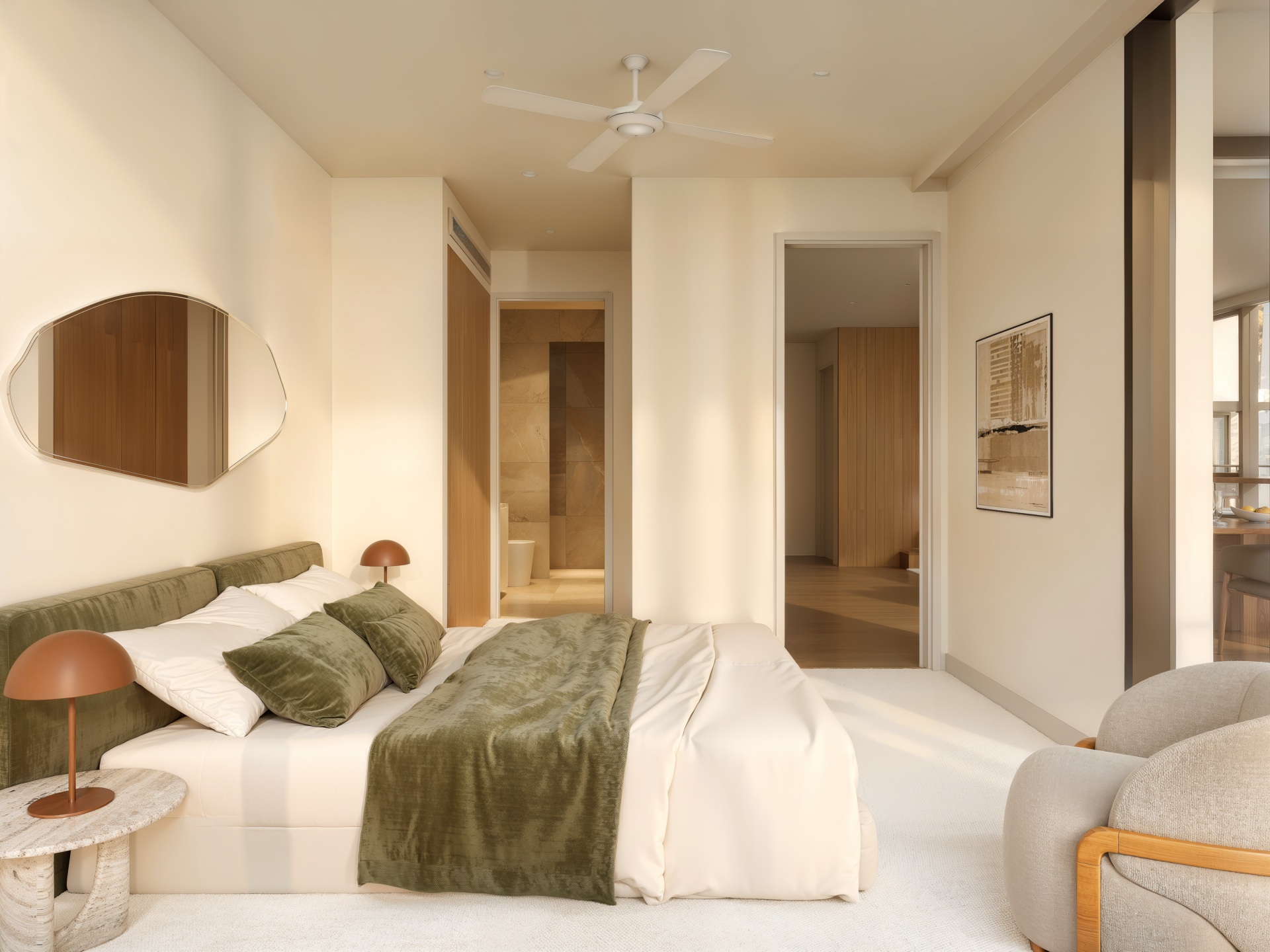 Duet Porta Artist Impression Apartment Type T06 Master Bedroom.1